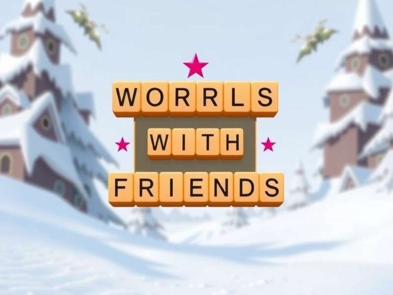 Strategic view of a Words with Friends game board with high-scoring tiles