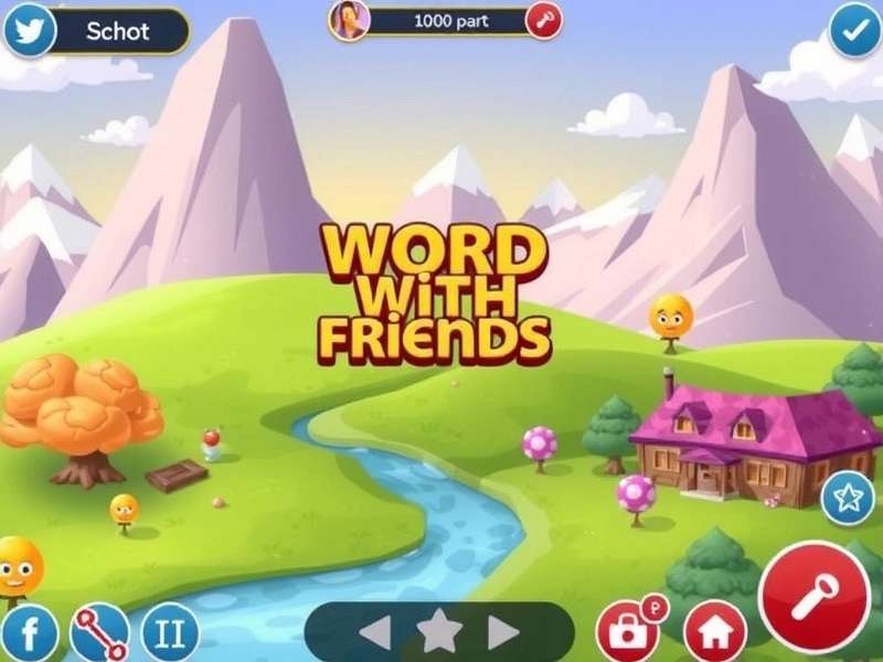 A strategic Words with Friends game board showing high-scoring placements