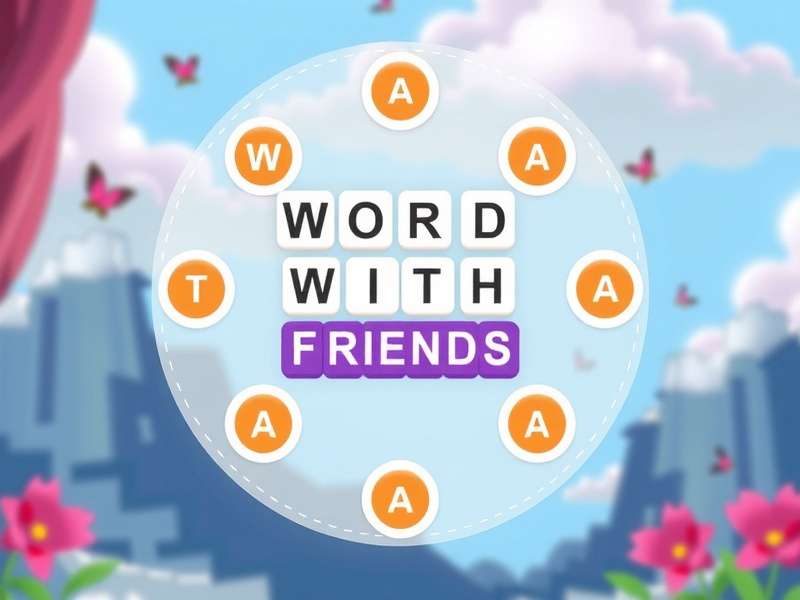 Words with Friends game interface on Facebook showing competitive gameplay
