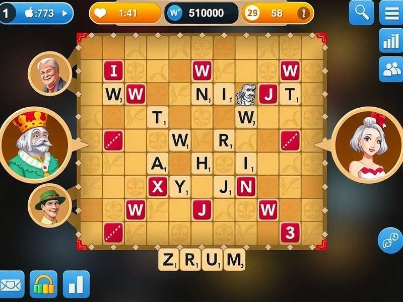 Chart showing probability of drawing specific letters in Words with Friends