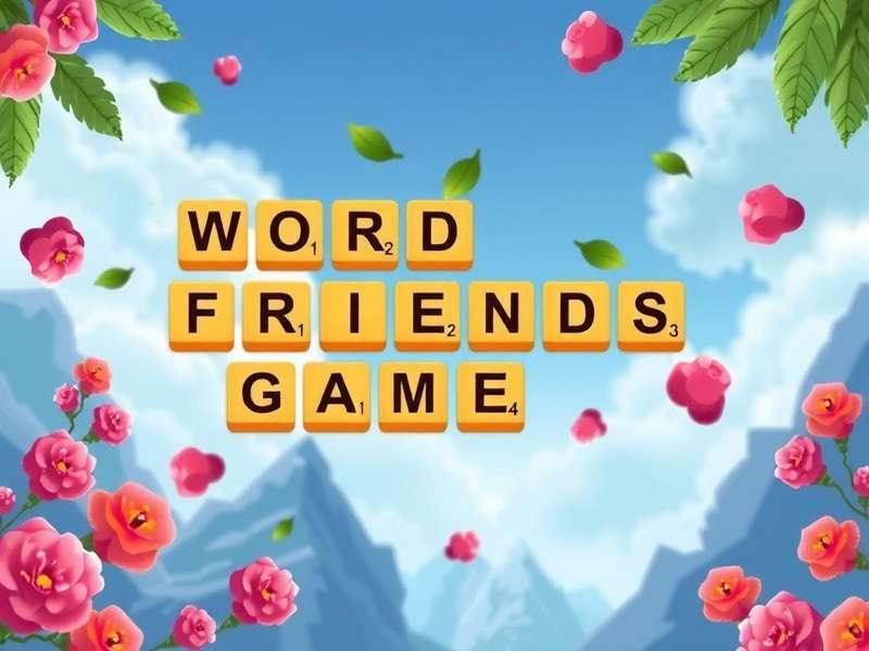 Words with Friends game board on Facebook platform