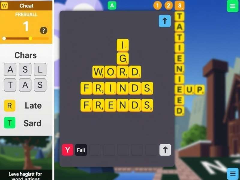 Words with Friends game board with high-scoring word placement strategy