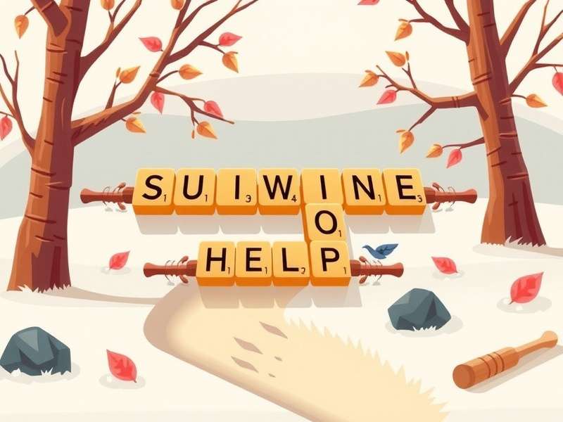 Words with Friends game board with helpful tips