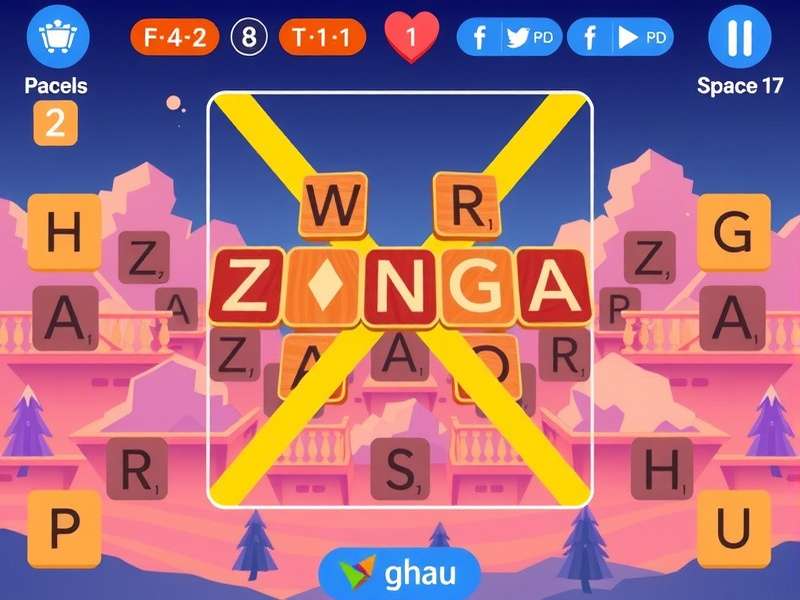 Words with Friends game interface on mobile and tablet