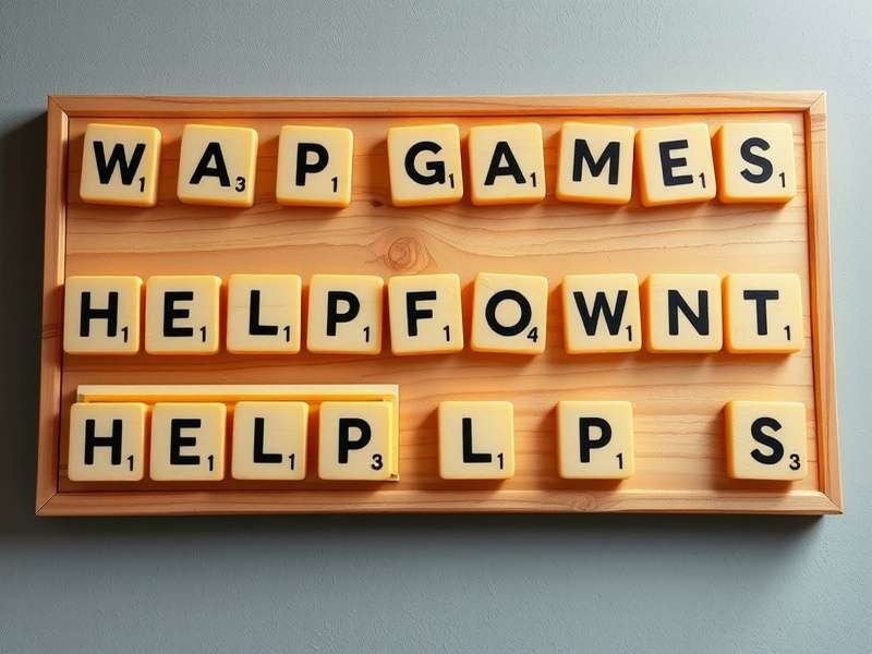 Words with Friends game board with letters