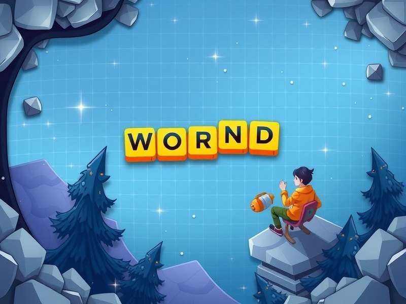 A smartphone displaying a close-up of a high-scoring Words With Friends game board with strategic tile placement