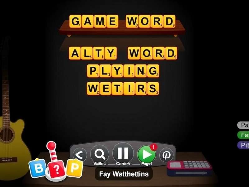 Words With Friends game on mobile screen