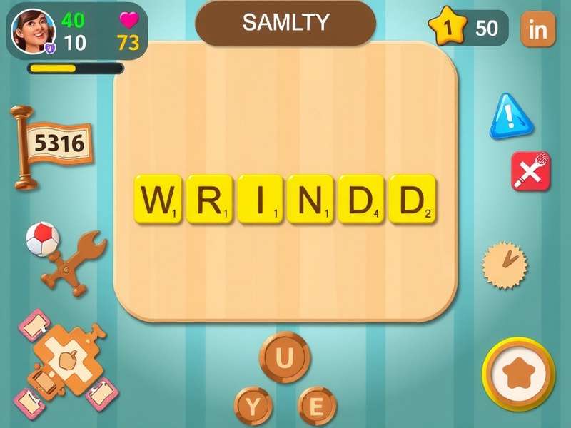 Words with Friends game board on mobile devices showing new update features