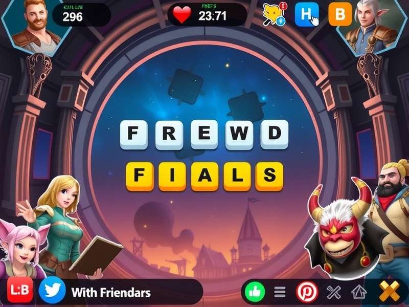 Group of friends playing Words with Friends on different devices together