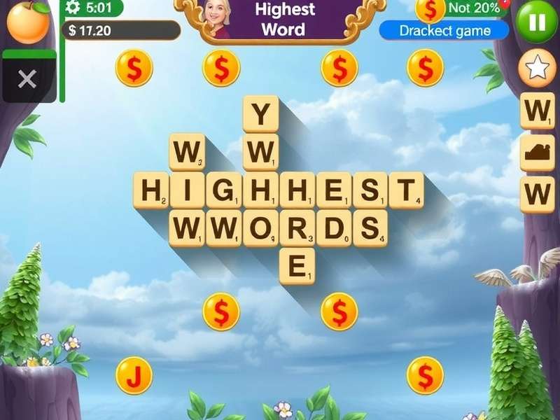 Diagram showing a triple-triple word score alignment on a Words With Friends board