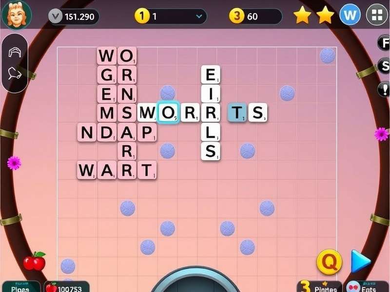 Words With Friends game board on a tablet and smartphone