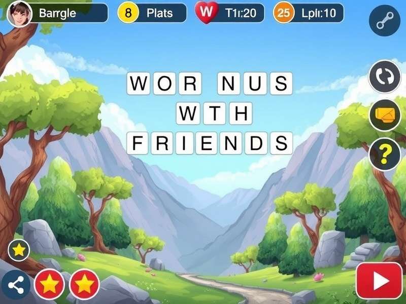 Words With Friends board showing advanced word placement strategy