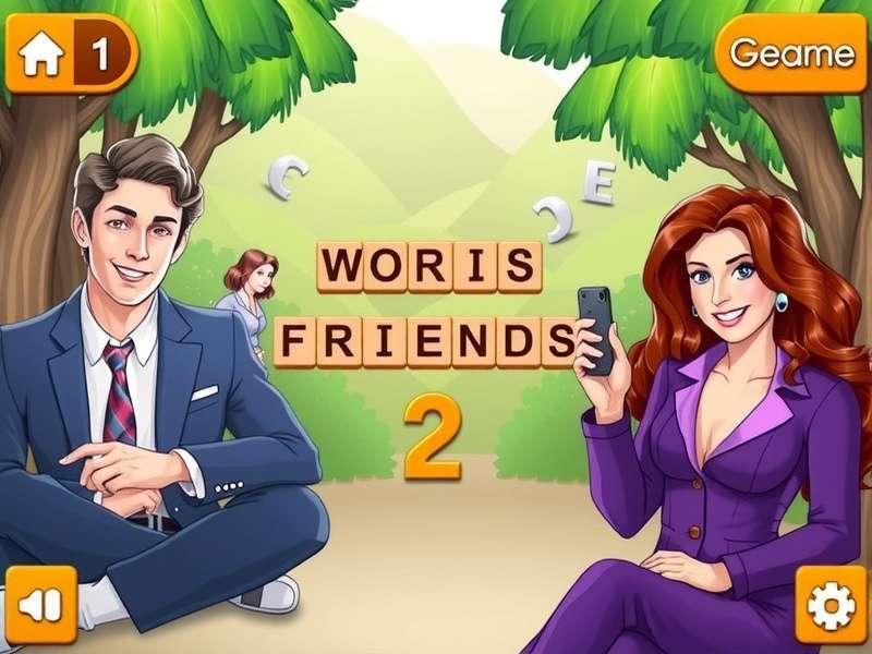 Words With Friends 2 gameplay interface showing word tiles and score