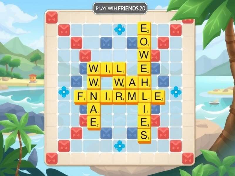 Words With Friends 2 competitive multiplayer board with high-scoring words