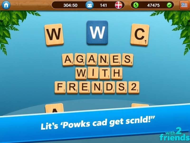 Words With Friends 2 gameplay on a Kindle Fire tablet