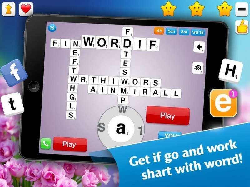 Smartphone displaying Words With Friends game with Word Finder App overlay