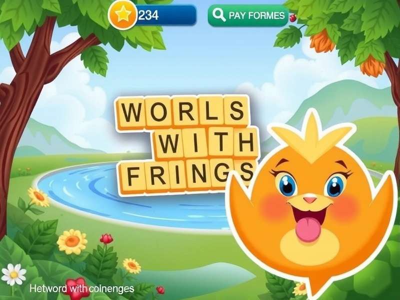 Words With Friends game interface on a smartphone and tablet