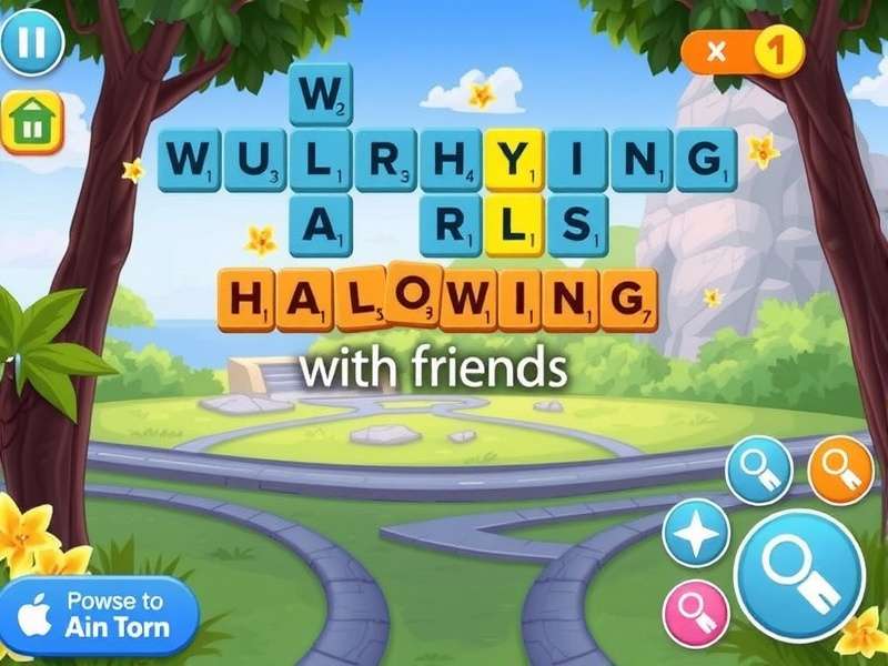 Advanced Words With Friends board strategy showing optimal tile placement