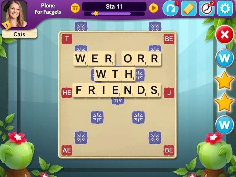 Words With Friends Cheat App Interface on Mobile Phone