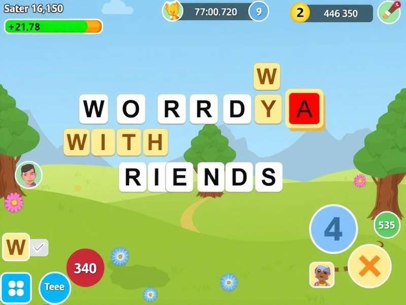 Visual representation of analyzing a Words With Friends 2 board screenshot to find optimal word plays