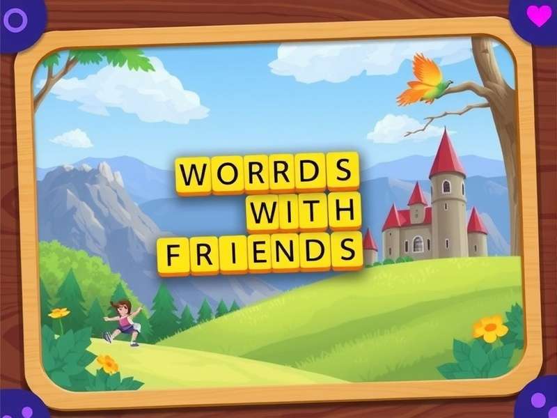 Words With Friends game board with high-scoring words