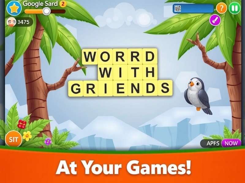 People playing Words With Friends on mobile devices