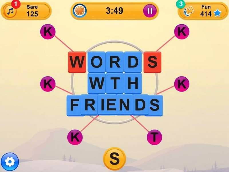 Words With Friends Online Free - Strategy Board and Game Interface