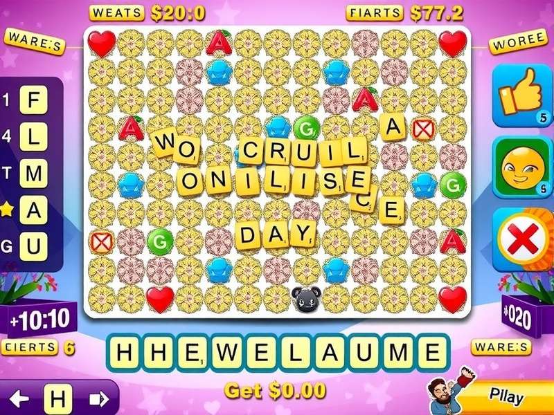 Words With Friends Cheat Helper interface showing word suggestions and board analysis