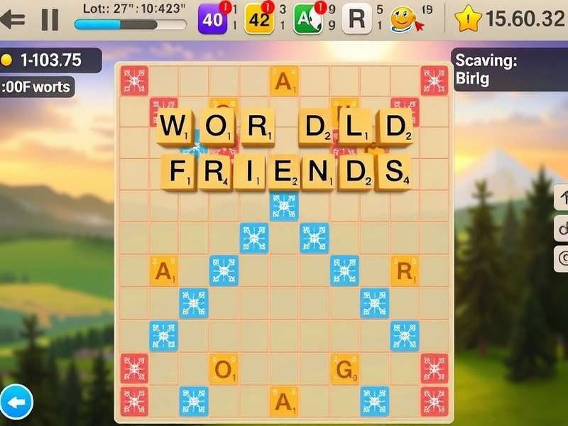 Words With Friends cheat Scrabble strategy board showing optimal word placements and high-scoring tiles
