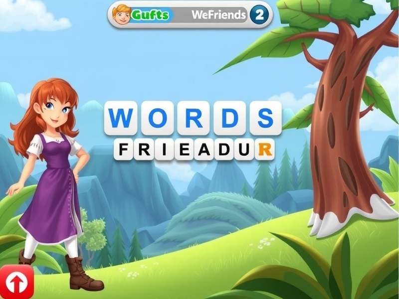 Words With Friends 2 gameplay on Facebook showing strategic word placement and scoring