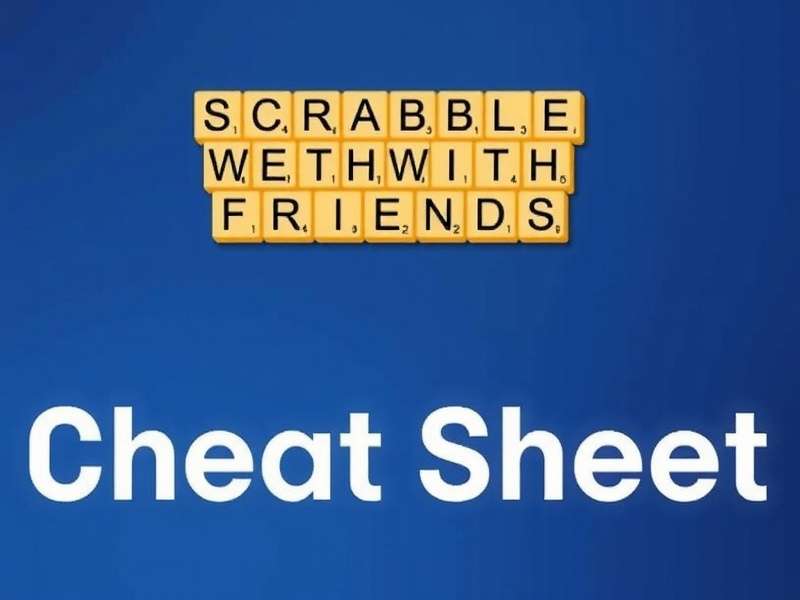 Scrabble and Words With Friends cheat sheet featuring exclusive word lists and pro strategies for winning every match