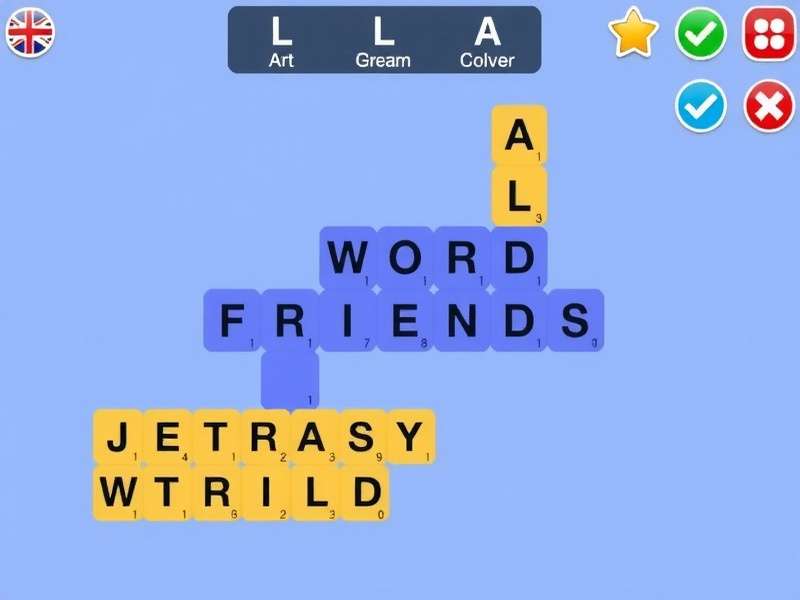 Words With Friends board showing optimal word placement using a word finder cheat tool